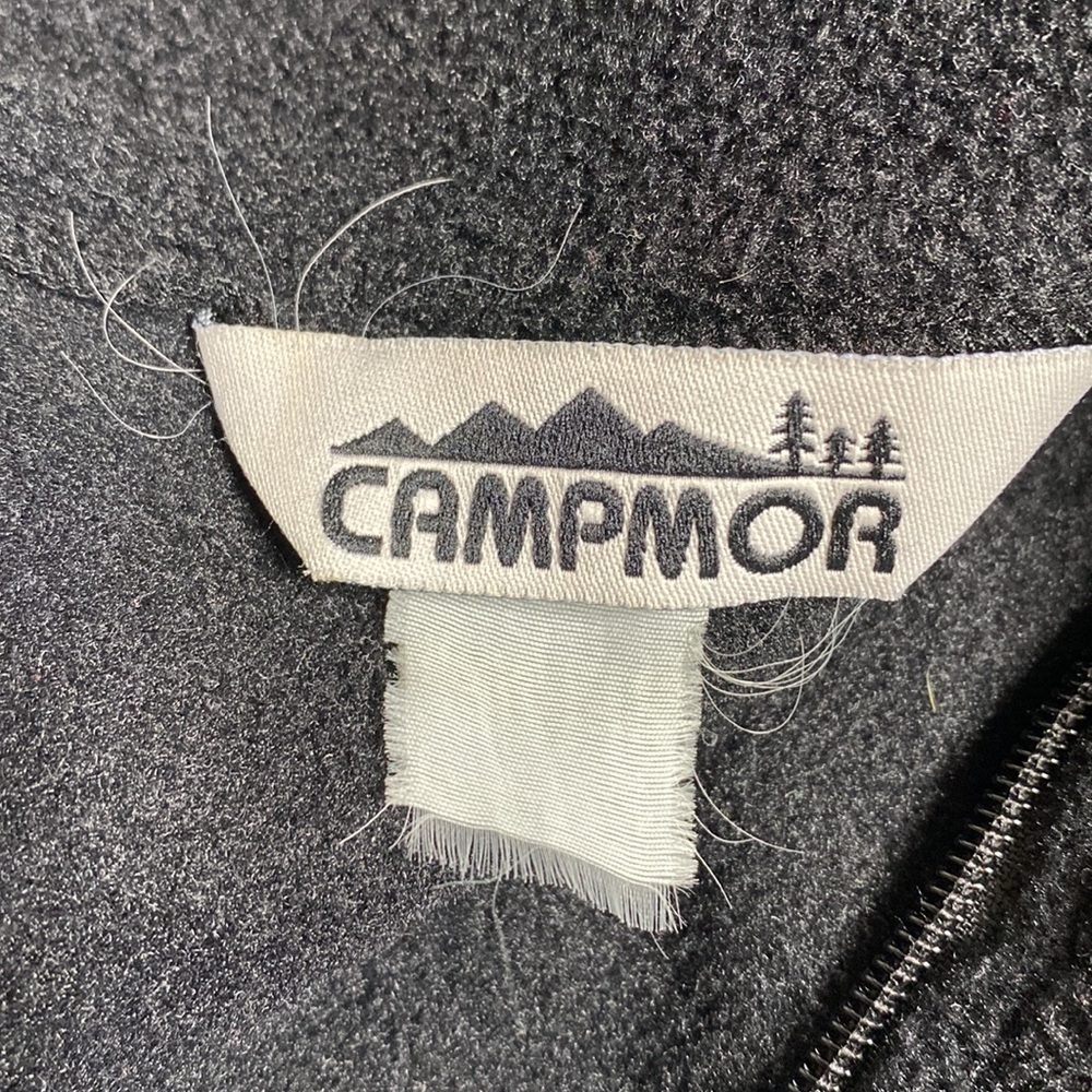 Vintage Campmor Polartec Black Fleece Outdoor Hiking Adventure Vest Xl — image 3 of 6